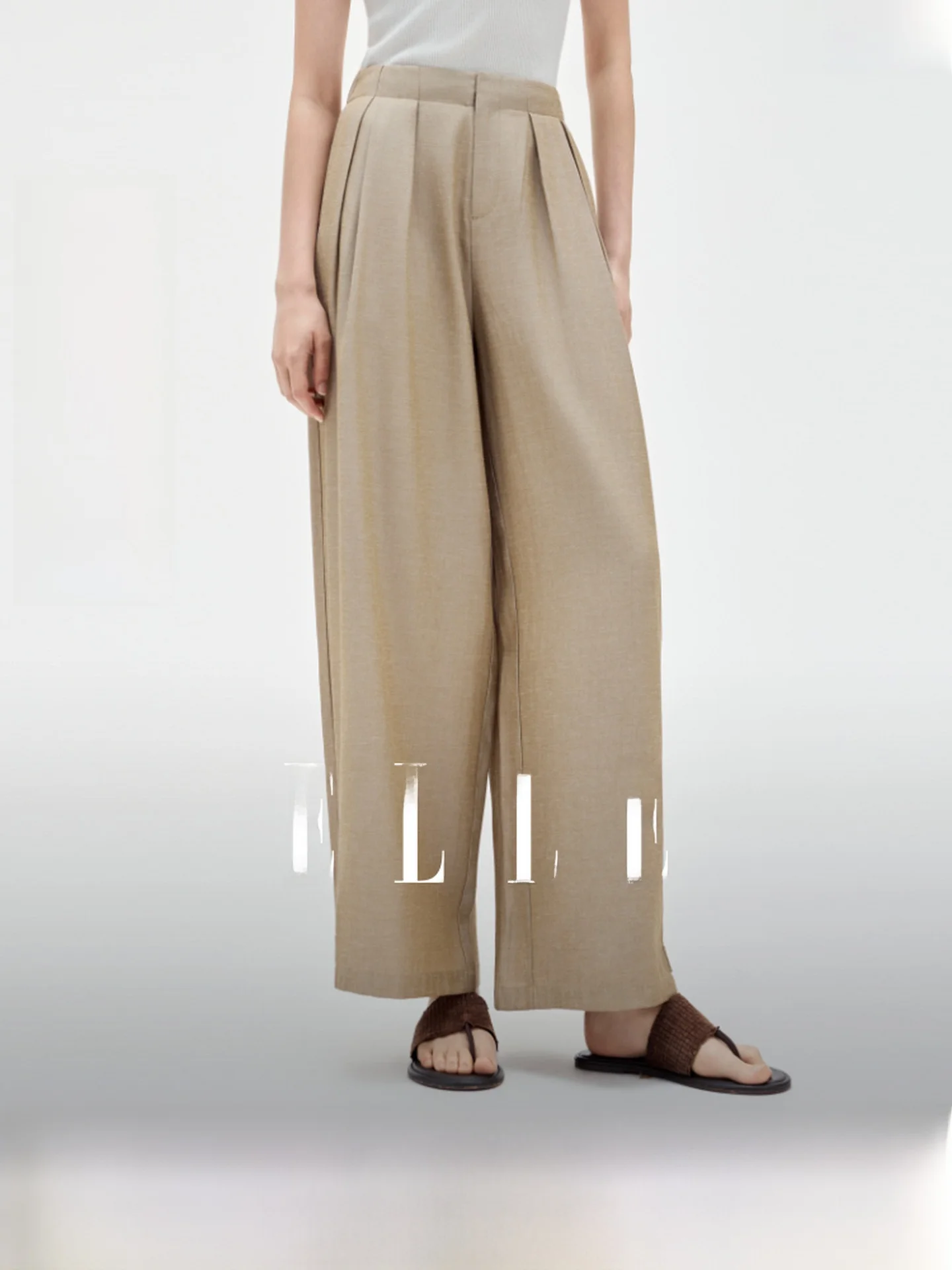Elle Summer 2026 Women's Casual Wide Leg Pants Ruched Straight Tube Pants Natural Waist Zipper Closure Commute Style
Elle Summer 2026 Women's Casual Wide Leg Pants Ruched Straight Tube Pants Natural Waist Zipper Closure Commute Style