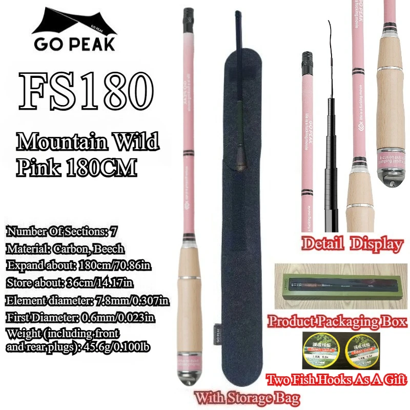 MOUNTAINHIKER Удочка Ультракороткая секция Усадочная сверхлегкая сверхтвердая карбоновая удочка Карманная мини-удочка 1,2 м 1,5 м 1,8 м
MOUNTAINHIKER Удочка Ультракороткая секция Усадочная сверхлегкая сверхтвердая карбоновая удочка Карманная мини-удочка 1,2 м 1,5 м 1,8 м