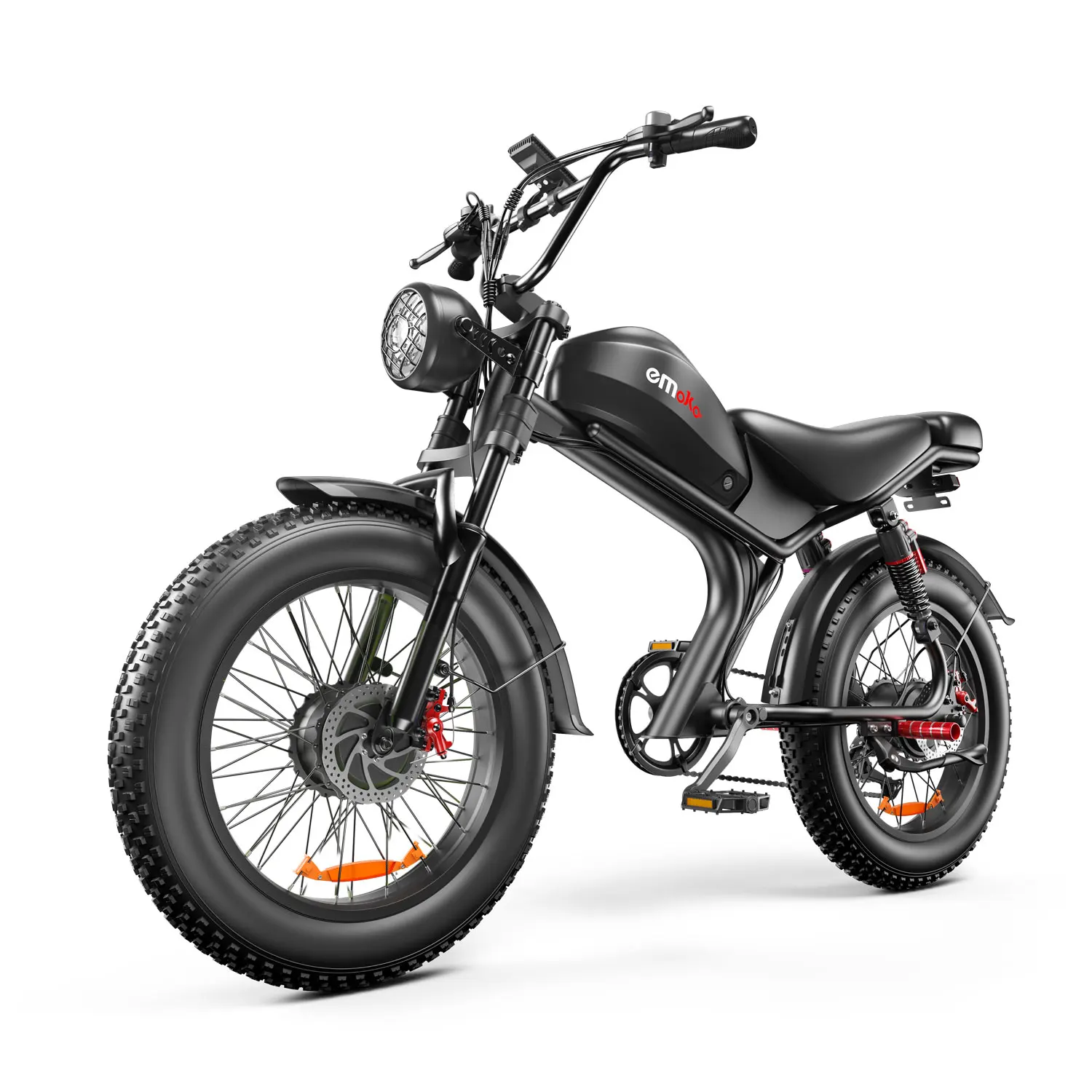 EU/USA Emoko-C93 Adult Electric Bike, 1000W*2, 48V 23Ah Battery, 20x4.0 Inch, Hydraulic Brake
EU/USA Emoko-C93 Adult Electric Bike, 1000W*2, 48V 23Ah Battery, 20x4.0 Inch, Hydraulic Brake
