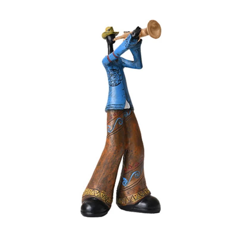 EYFL-2PCS Jazz Band Player Figurines Vintage Musician Figure Resin Statues Desktop Ornament Retro Sculpture Indoor Home Decor
EYFL-2PCS Jazz Band Player Figurines Vintage Musician Figure Resin Statues Desktop Ornament Retro Sculpture Indoor Home Decor