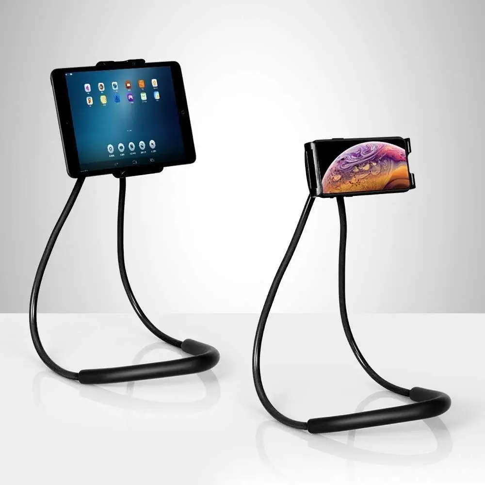 Hanging Neck Lazy Necklace Bracket Bed articulated tablet holder support for rotating tablet 360° Tab cradle For iPad iPhone
Hanging Neck Lazy Necklace Bracket Bed articulated tablet holder support for rotating tablet 360° Tab cradle For iPad iPhone