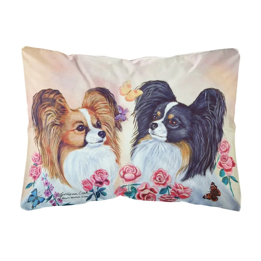 Carolines Treasures 7272PW1216 12 x 16 in. Papillon Decorative Indoor and Outdoor Fabric Pillow
Carolines Treasures 7272PW1216 12 x 16 in. Papillon Decorative Indoor and Outdoor Fabric Pillow