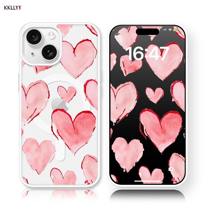 Акриловый магнитный чехол для телефона iPhone 16E/15/14/13 Pro Max/12/XR, чехол для телефона с принтом, противоударный чехол с сердечком, праздничные подарки
Акриловый магнитный чехол для телефона iPhone 16E/15/14/13 Pro Max/12/XR, чехол для телефона с принтом, противоударный чехол с сердечком, праздничные подарки