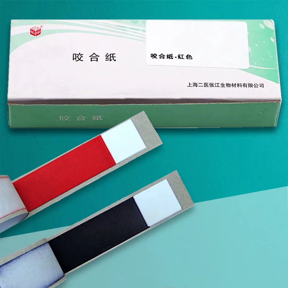 Red/Blue Articulating Paper Strips for Dental Occlusion Test Bite Registration Orthodontic Bite Paper Rolls
Red/Blue Articulating Paper Strips for Dental Occlusion Test Bite Registration Orthodontic Bite Paper Rolls
