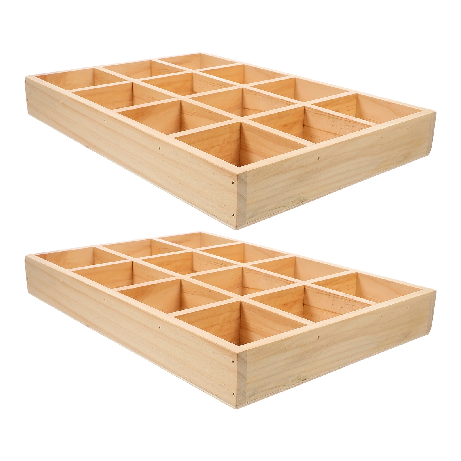 2pcs Wooden Storage Box Multi-layered Jewelry Tray Organizing Home Compartment Trays Display Plate Grid Storage Case
2pcs Wooden Storage Box Multi-layered Jewelry Tray Organizing Home Compartment Trays Display Plate Grid Storage Case