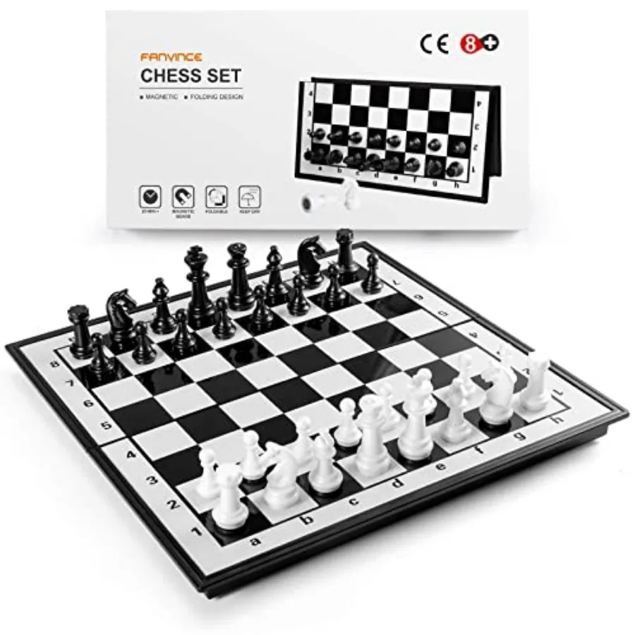 Chess Sets Travel Board Games: Magnetic Folding Chess Board with Instructions Teen Gifts Family Games Educational Toys for and
Chess Sets Travel Board Games: Magnetic Folding Chess Board with Instructions Teen Gifts Family Games Educational Toys for and