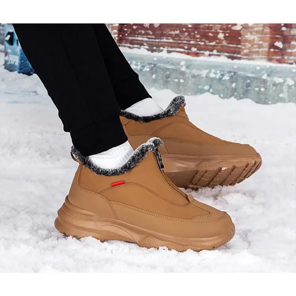 Women's Fleece Lined Snow Boots, Winter Warm Waterproof Slip On Ankle Boots, Thermal Outdoor Short Boots
Women's Fleece Lined Snow Boots, Winter Warm Waterproof Slip On Ankle Boots, Thermal Outdoor Short Boots