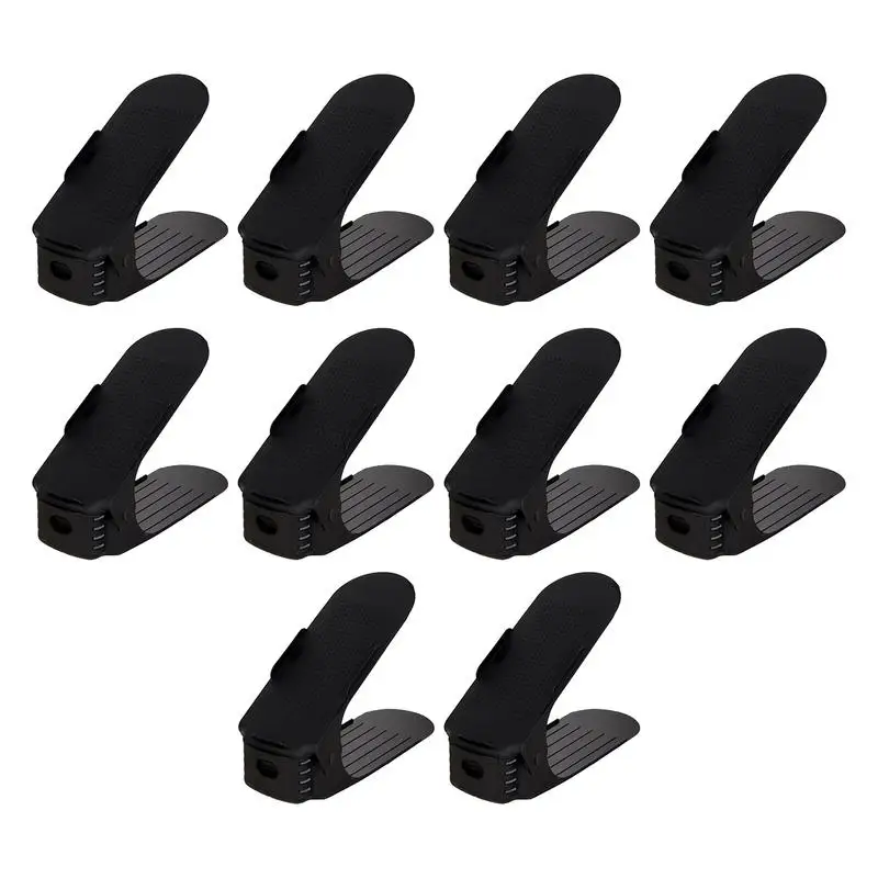 Shoe Stacker 10 Pcs Adjustable Shoe Stacker Double Deck Shoe Rack Holder For Closet Organization Black Shoe Slots Space Saver
Shoe Stacker 10 Pcs Adjustable Shoe Stacker Double Deck Shoe Rack Holder For Closet Organization Black Shoe Slots Space Saver