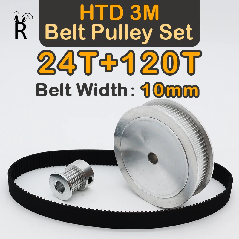 24Teeth+120Teeth HTD 3M Belt Pulley Set Belt Width10mm 120 Teeth Timing Pulley Set 24 Teeth HTD3M Synchronous Wheel Kit 120T 24T
24Teeth+120Teeth HTD 3M Belt Pulley Set Belt Width10mm 120 Teeth Timing Pulley Set 24 Teeth HTD3M Synchronous Wheel Kit 120T 24T