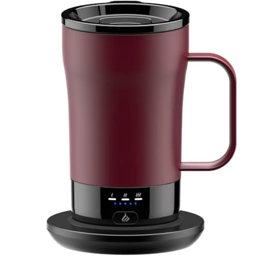 Self-Heating Coffee Mug 14oz Heated Coffee Mug - Rechargeable Temperature Control Coffee Mug Keep Coffee Hot Smart Mug Great Gi
Self-Heating Coffee Mug 14oz Heated Coffee Mug - Rechargeable Temperature Control Coffee Mug Keep Coffee Hot Smart Mug Great Gi