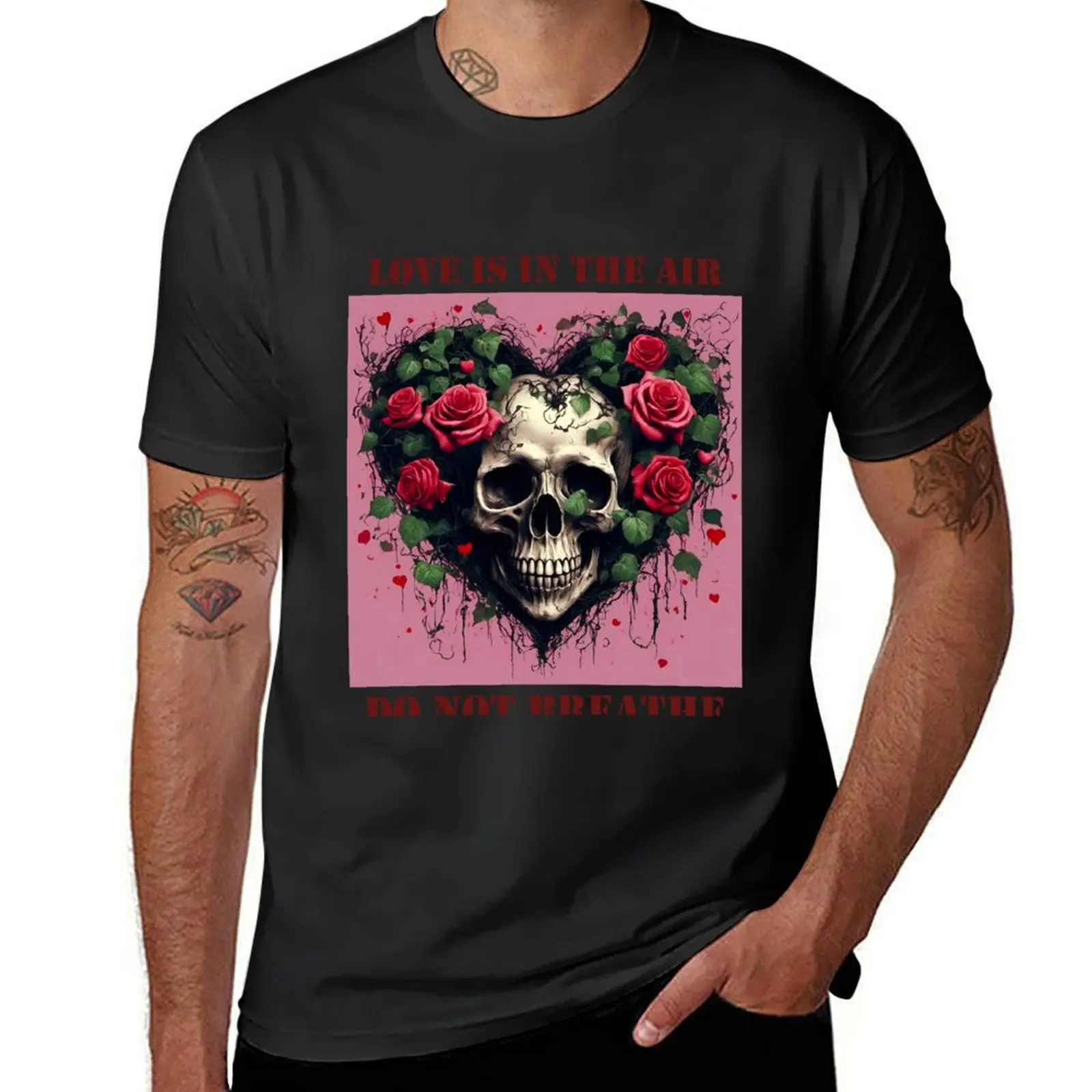 Love is in the air, do not breathe anti valentine art T-Shirt cute clothes Aesthetic clothing summer top mens plain t shirts
Love is in the air, do not breathe anti valentine art T-Shirt cute clothes Aesthetic clothing summer top mens plain t shirts