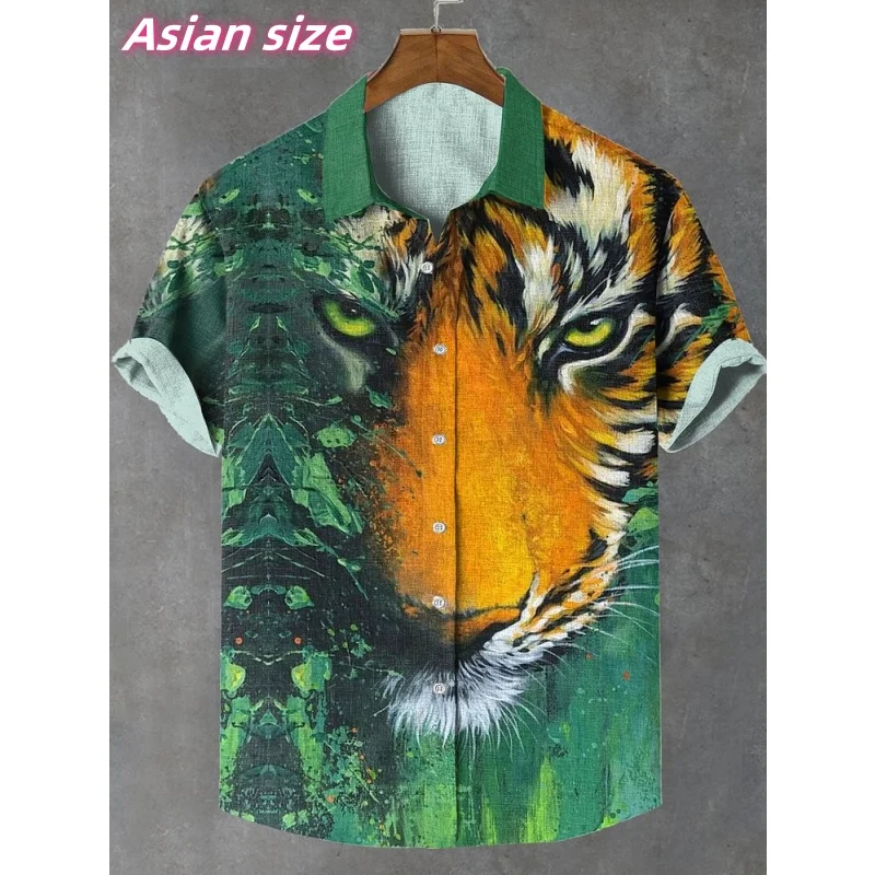 Fox Cat Graphic Hawaiian Shirt For Men Fun Tiger Bird 3D Printed Short Sleeve Summer Loose Street Aloha Shirts Lapel Blouse
Fox Cat Graphic Hawaiian Shirt For Men Fun Tiger Bird 3D Printed Short Sleeve Summer Loose Street Aloha Shirts Lapel Blouse