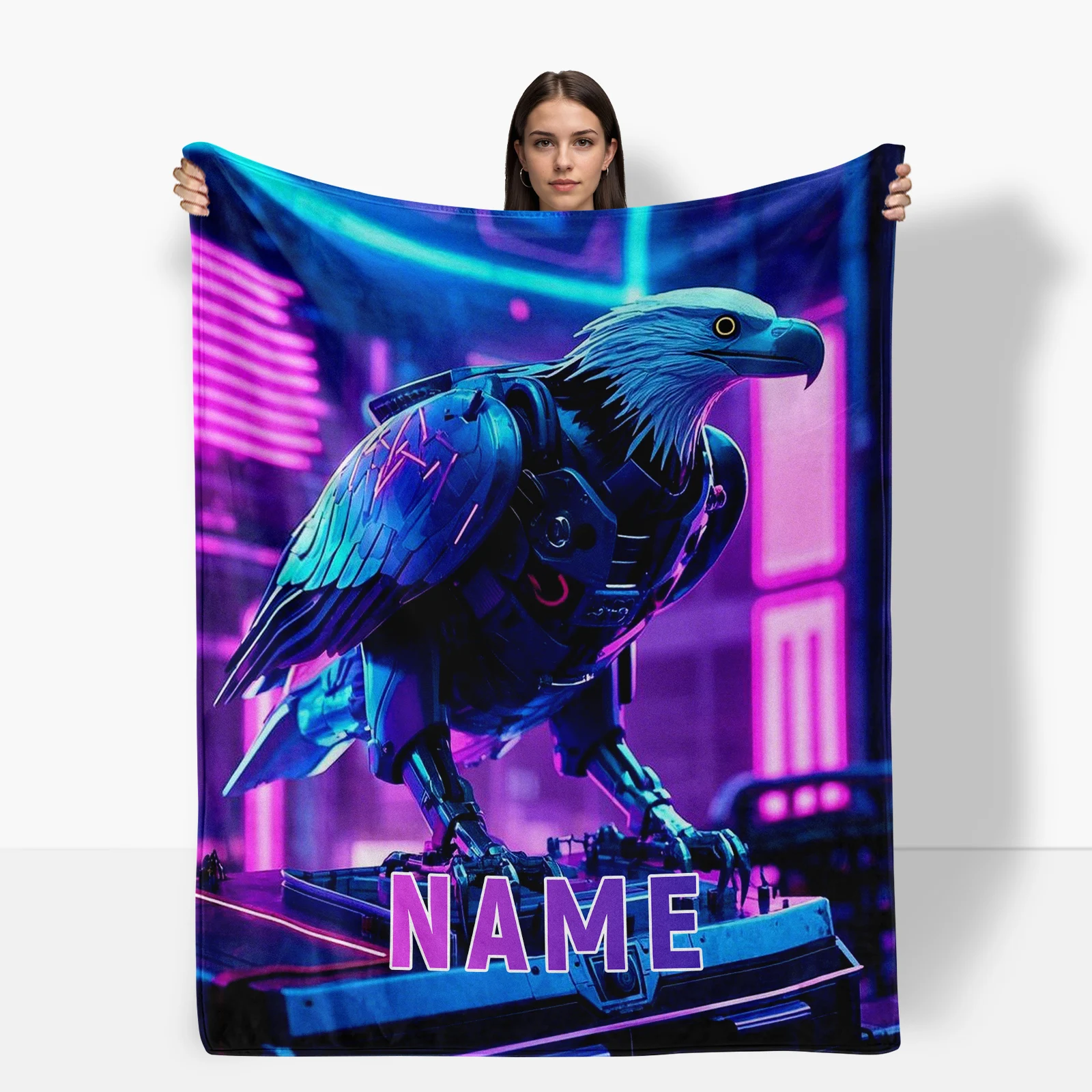 Customize Your Sci Fi Style Bald Eagle Flannel Blanket With A Special Character For Loved Ones
Customize Your Sci Fi Style Bald Eagle Flannel Blanket With A Special Character For Loved Ones