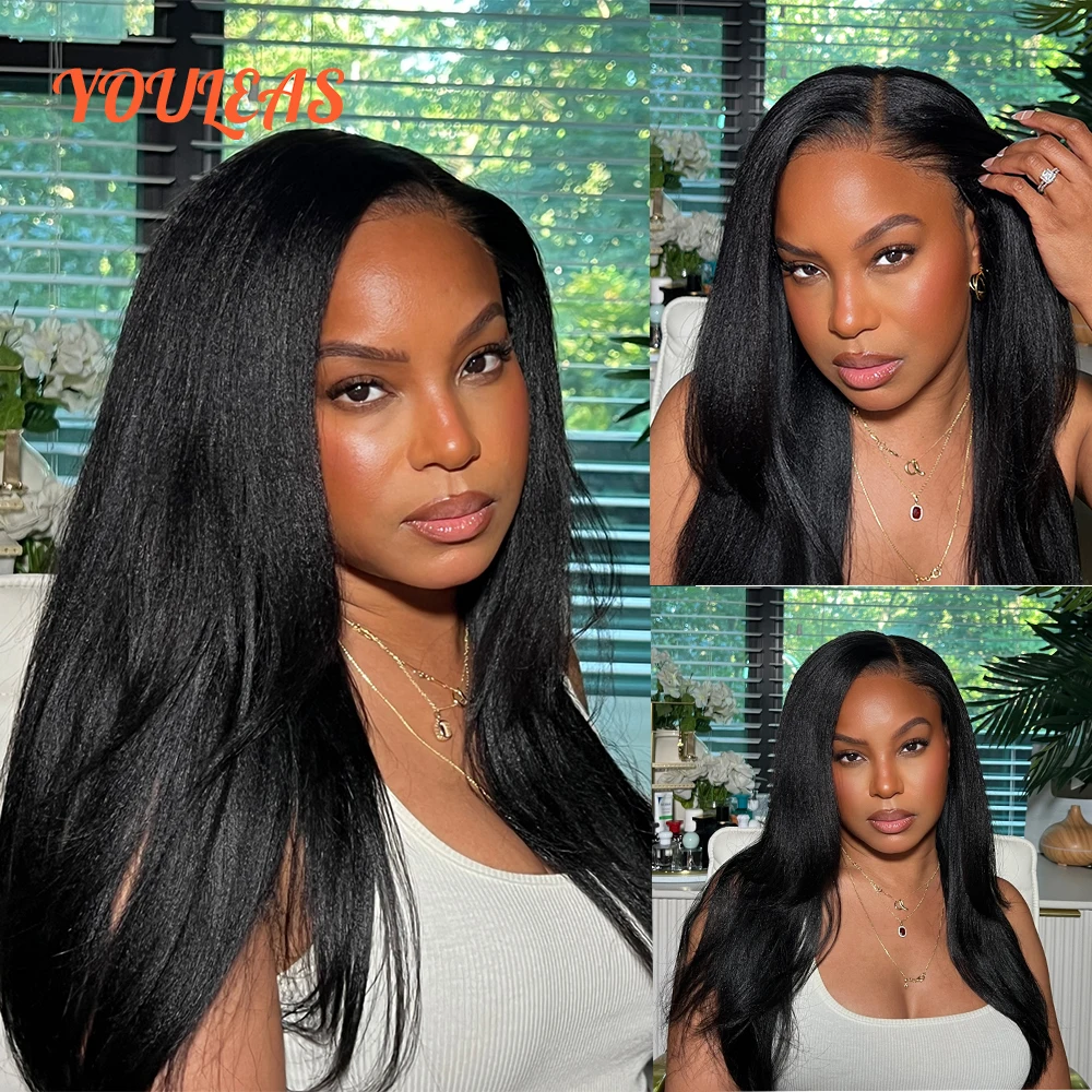 Kinky Straight Human Hir Wig 360 Pre Cut Lace Frontal Human Hair Wig Transparent Lace Wig For Woman Ready To Wear
Kinky Straight Human Hir Wig 360 Pre Cut Lace Frontal Human Hair Wig Transparent Lace Wig For Woman Ready To Wear