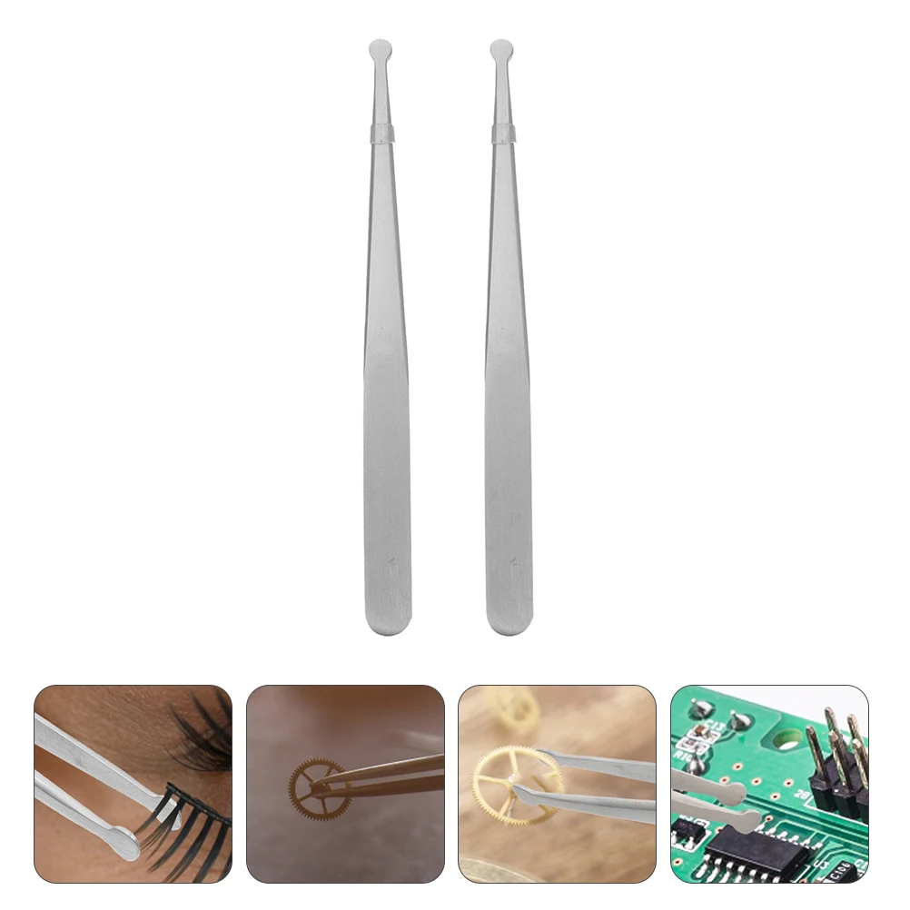 2 Pcs Anti Static Tweezers Precision Long Stainless Steel Ergonomic Firm Grip Non Magnetic Lightweight Portable Storage
2 Pcs Anti Static Tweezers Precision Long Stainless Steel Ergonomic Firm Grip Non Magnetic Lightweight Portable Storage