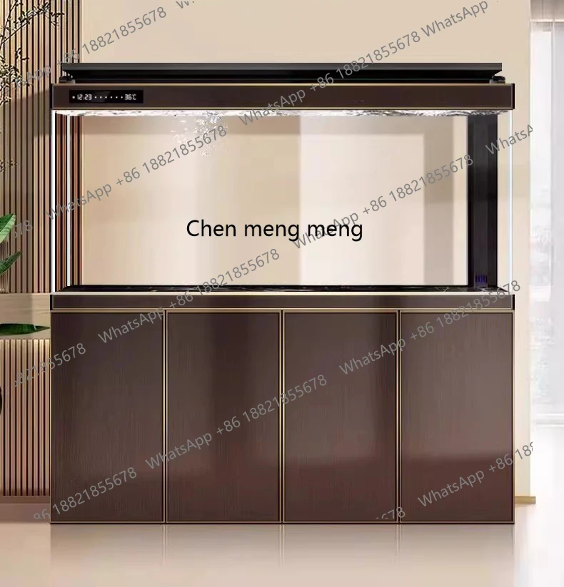 Ultra-white right-angle overflow, living room ecological household large new screen against the wall glass fish tank
Ultra-white right-angle overflow, living room ecological household large new screen against the wall glass fish tank