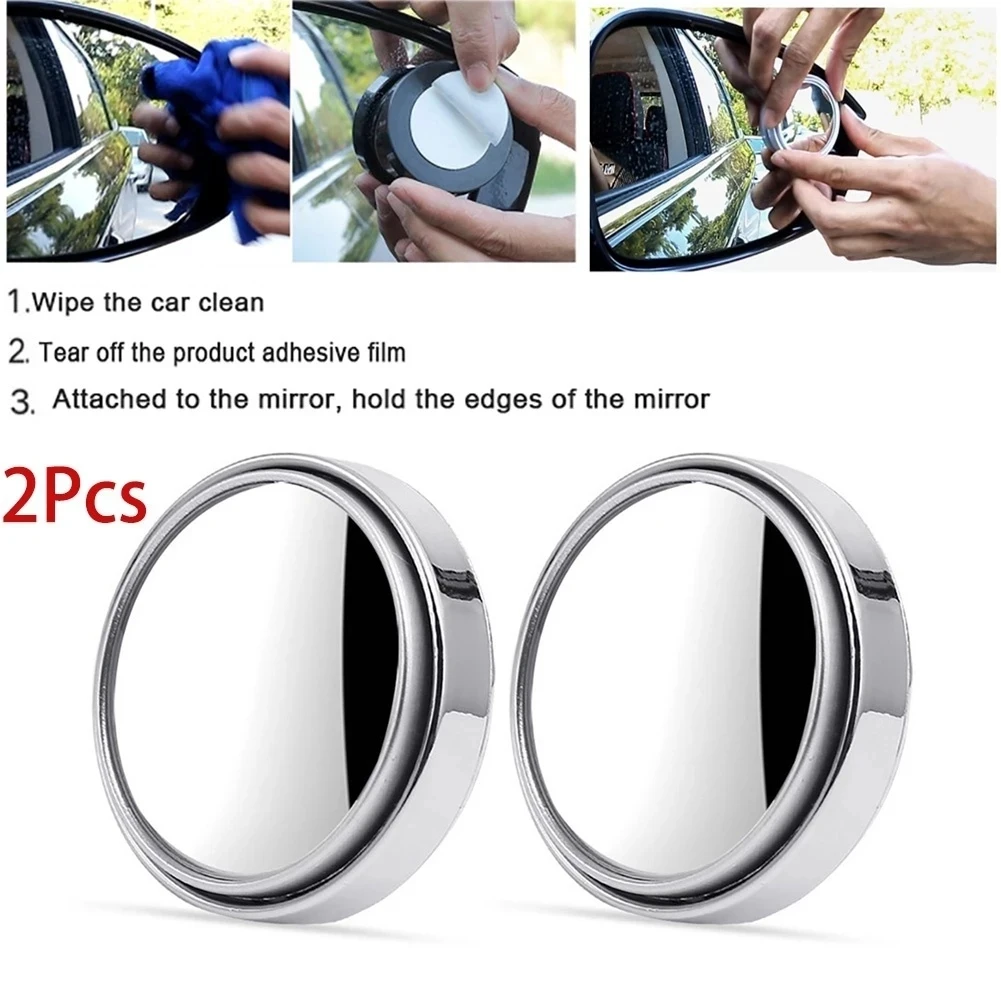2Pcs 360 Degree Adjustable Blind Spot Mirror Car Auxiliary Rearview Convex Mirror Round Frame Wide Angle Mirrors for Car Reverse
2Pcs 360 Degree Adjustable Blind Spot Mirror Car Auxiliary Rearview Convex Mirror Round Frame Wide Angle Mirrors for Car Reverse