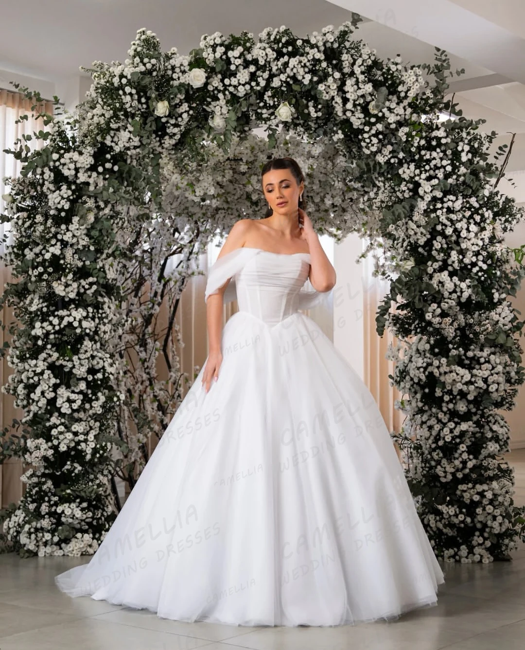 Luxury Wedding Dresses Women's A Line Lace Boat Neck Off Shoulder Bridal Gowns Backless Elegant Vestido De Novia Customized 2026
Luxury Wedding Dresses Women's A Line Lace Boat Neck Off Shoulder Bridal Gowns Backless Elegant Vestido De Novia Customized 2026