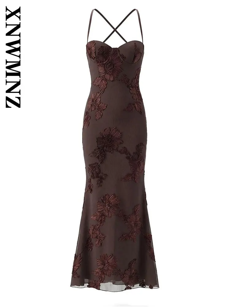 XNWMNZ 2026 Summer Woman's Chic Party Sleeveless long Dress Vintage Fashion Woman thin shoulder strap Casual Thin Slim Dresses
XNWMNZ 2026 Summer Woman's Chic Party Sleeveless long Dress Vintage Fashion Woman thin shoulder strap Casual Thin Slim Dresses