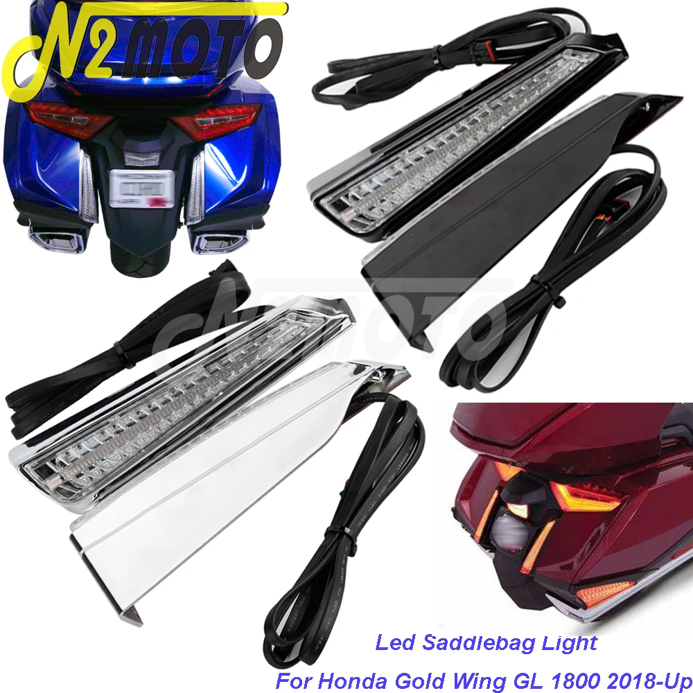 For Honda Goldwing GL1800 1800 Tour DCT 2018+ Motorcycle Rear Saddlebag Mudguard Decorative Accent Brake Lights Turn Signal Wire
For Honda Goldwing GL1800 1800 Tour DCT 2018+ Motorcycle Rear Saddlebag Mudguard Decorative Accent Brake Lights Turn Signal Wire