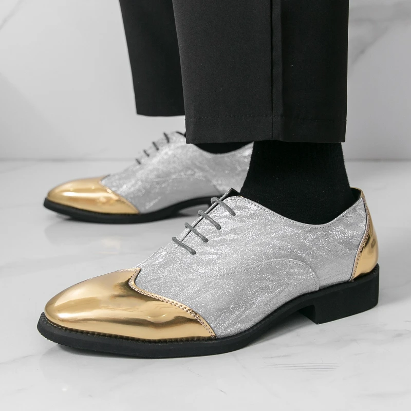 Men's Formal Shoes with Multi-color Design Pointed Toe High-quality Lacing Soft Large Size New Leather Material Casual Shoes
Men's Formal Shoes with Multi-color Design Pointed Toe High-quality Lacing Soft Large Size New Leather Material Casual Shoes