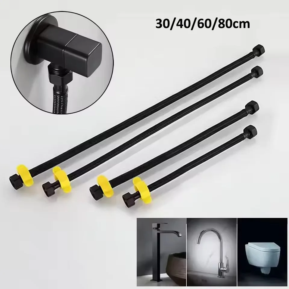 Новый G1/2 "30/40/60/80 см черный нейлоновый впускной шланг для воды, шланг для крана, водонагреватель, труба для унитаза, впускная труба для холодного и горячего смесителя
Новый G1/2 "30/40/60/80 см черный нейлоновый впускной шланг для воды, шланг для крана, водонагреватель, труба для унитаза, впускная труба для холодного и горячего смесителя