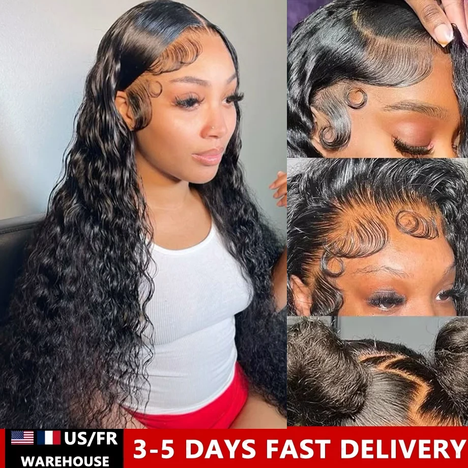 High Density 13x6 Deep Wave Frontal Wig Hd Lace Wigs 13x4 Water Wave Curly Human Hair Wig 30 Inch Lace Frontal Wigs Human Hair
High Density 13x6 Deep Wave Frontal Wig Hd Lace Wigs 13x4 Water Wave Curly Human Hair Wig 30 Inch Lace Frontal Wigs Human Hair