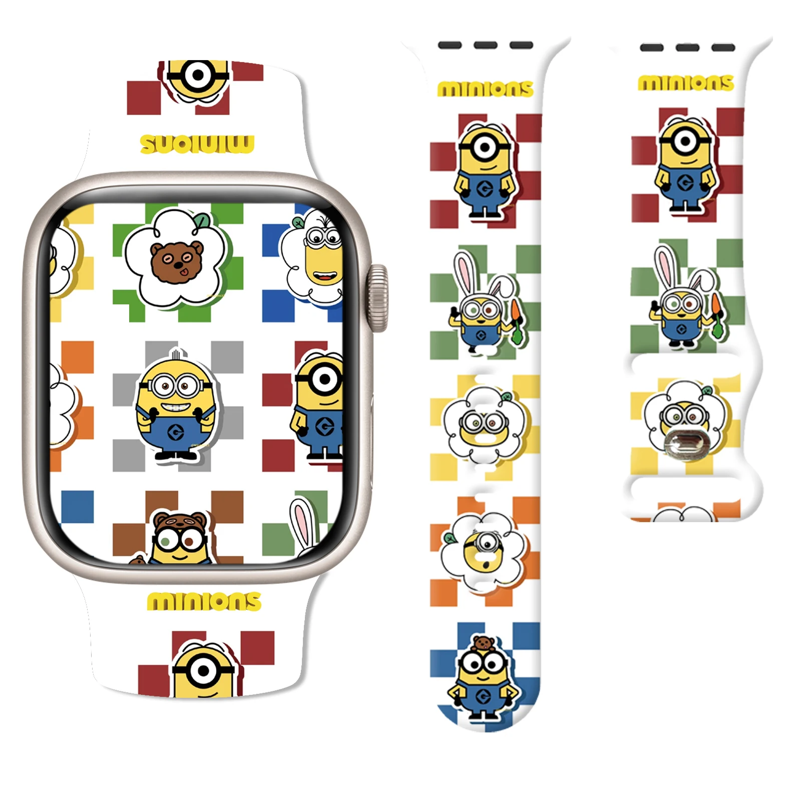 Cute Minions for Apple for Apple Watch 11 10 9 8 7 Silicone Band Replacable Bracelet for iWatch 46mm 42mm 41mm 40mm Watchband
Cute Minions for Apple for Apple Watch 11 10 9 8 7 Silicone Band Replacable Bracelet for iWatch 46mm 42mm 41mm 40mm Watchband