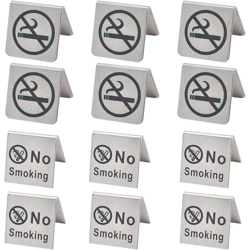 12 шт., 2 стиля, табличка на столе для некурящих, металлическая вывеска из нержавеющей стали, предупреждение, резервирование, стол для некурящих, логотип, вывески для отеля
12 шт., 2 стиля, табличка на столе для некурящих, металлическая вывеска из нержавеющей стали, предупреждение, резервирование, стол для некурящих, логотип, вывески для отеля