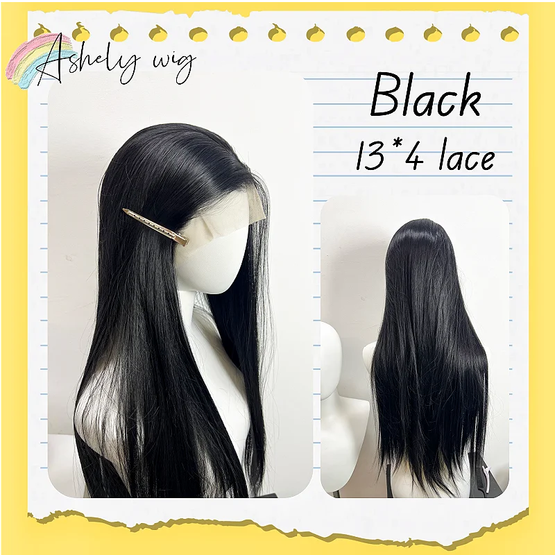 Black Lace Front Wig for Fashion Women 13*4 26inch Long Straight Hair Wigs Brown White Natural Looking Lolita Wigs for Daily Use
Black Lace Front Wig for Fashion Women 13*4 26inch Long Straight Hair Wigs Brown White Natural Looking Lolita Wigs for Daily Use
