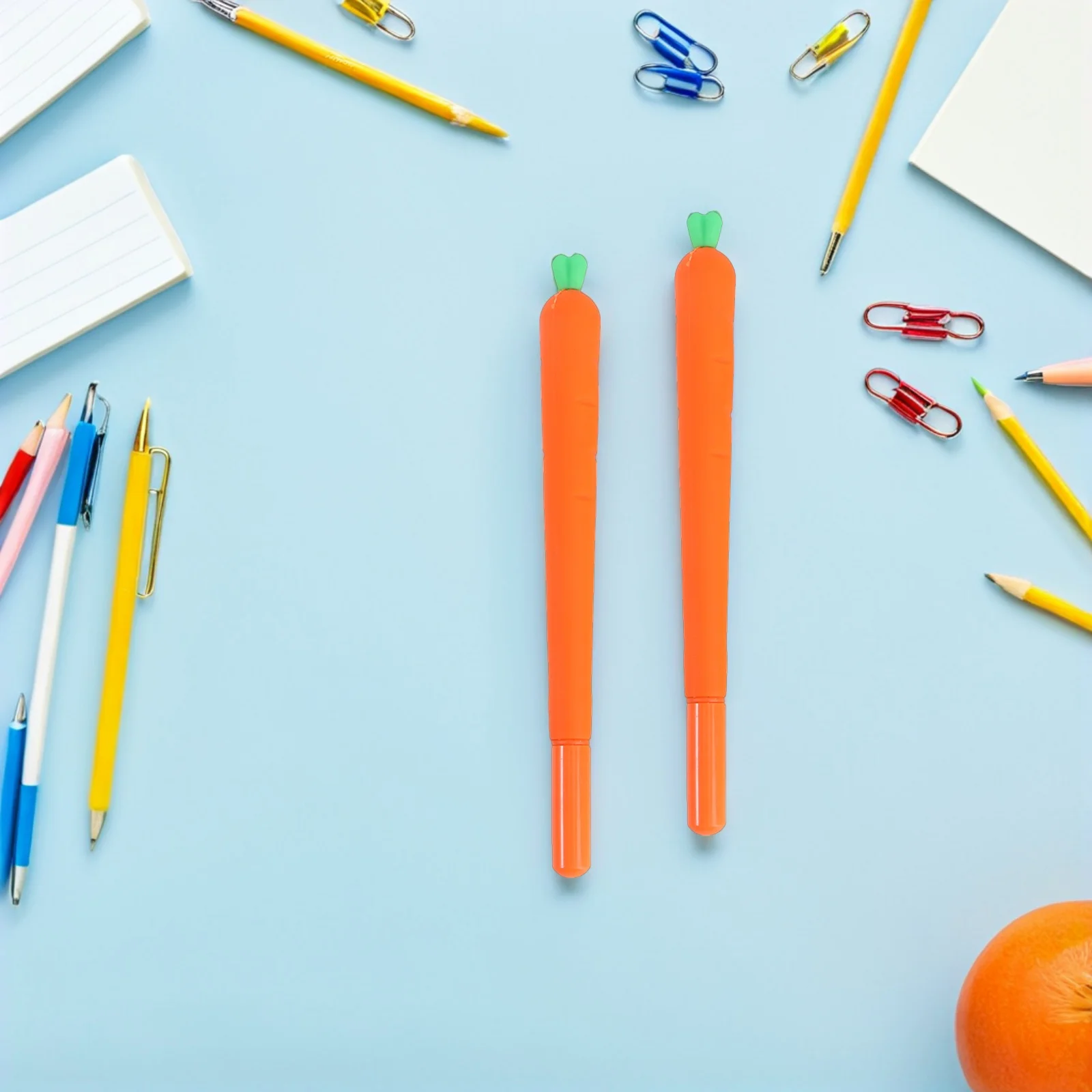 24Pcs Carrot Shape Gel Pens Aesthetic School Supplies Smooth Flow Writing Comfortable Grip Long Session Use Carrot Gel Pen
24Pcs Carrot Shape Gel Pens Aesthetic School Supplies Smooth Flow Writing Comfortable Grip Long Session Use Carrot Gel Pen