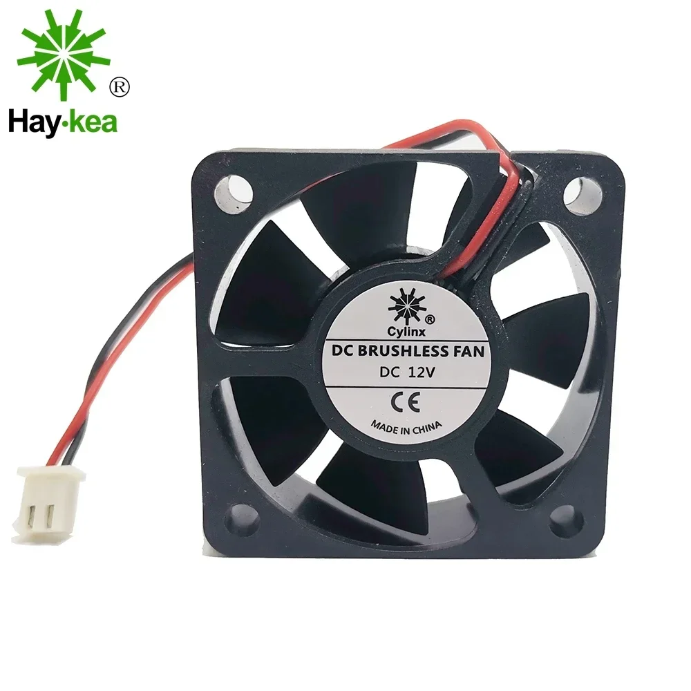 2pcs Haykea DC 12V 0.18A 2Pin 5cm high speed 5010S 5015 50x50x15mm 50mm PC Brushless Cooling Cooler Case Fan XH2.54
2pcs Haykea DC 12V 0.18A 2Pin 5cm high speed 5010S 5015 50x50x15mm 50mm PC Brushless Cooling Cooler Case Fan XH2.54