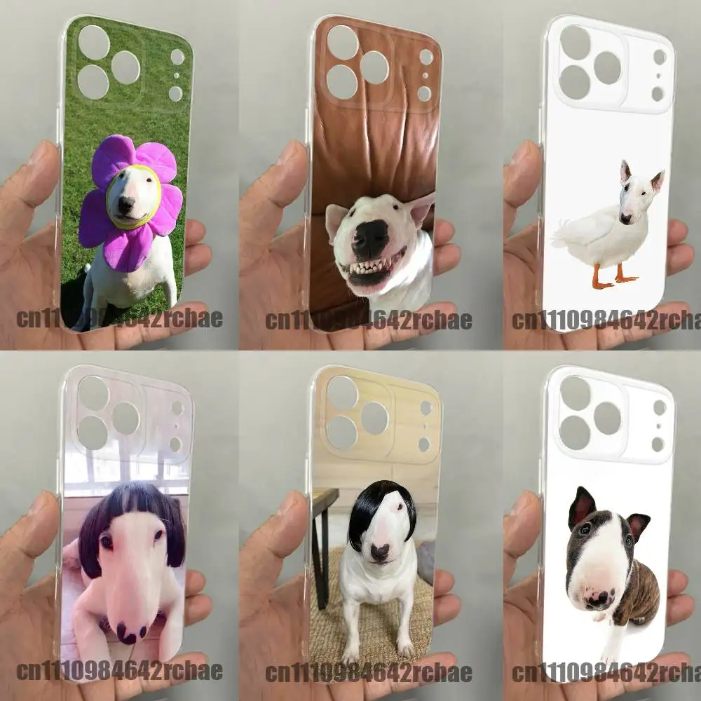 For Dog Bull Terrier Phone Case iPhone 12,16,11,13,15,17,14,Air,Mini,Plus,Pro,Max,E Clear Silicone Cover
For Dog Bull Terrier Phone Case iPhone 12,16,11,13,15,17,14,Air,Mini,Plus,Pro,Max,E Clear Silicone Cover
