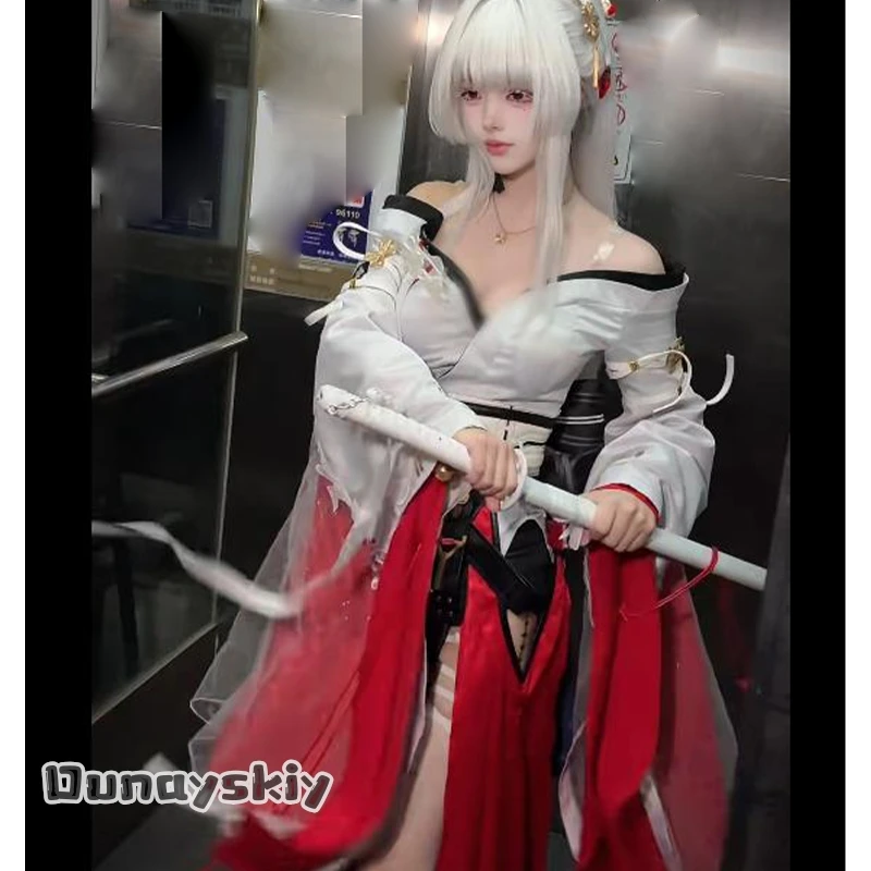 Hemera Co^Anime Game Wuthering Waves Cosplay Hiyuki Long Milk White Single Ponytail Wig Japanese Styles Synthetic Hair Halloween
Hemera Co^Anime Game Wuthering Waves Cosplay Hiyuki Long Milk White Single Ponytail Wig Japanese Styles Synthetic Hair Halloween