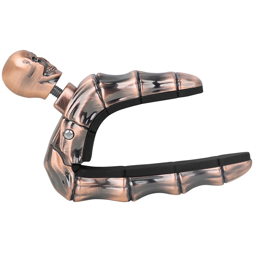 Skull Shape Capo for Ukulele Electronic Multi-instrument Acoustic Zinc Alloy Guitar Metal Design
Skull Shape Capo for Ukulele Electronic Multi-instrument Acoustic Zinc Alloy Guitar Metal Design