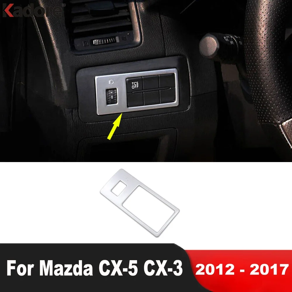 Кнопка переключения фар автомобиля, накладка на панель для Mazda CX-5 CX5 2012-2017 для CX-3 2015-2018, матовые аксессуары для интерьера
Кнопка переключения фар автомобиля, накладка на панель для Mazda CX-5 CX5 2012-2017 для CX-3 2015-2018, матовые аксессуары для интерьера