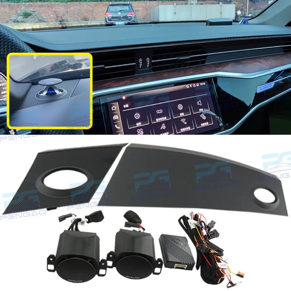 modified lifting tweeter speaker audio lossless upgrade Interior instrument panel atmosphere light For Audi Q5 A4 A6 A7 C8 A5 Q7
modified lifting tweeter speaker audio lossless upgrade Interior instrument panel atmosphere light For Audi Q5 A4 A6 A7 C8 A5 Q7