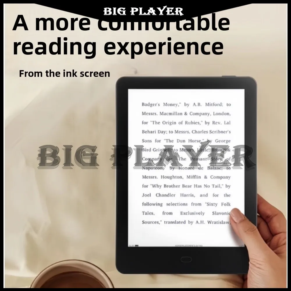 High definition ink screen 6 inch e-reader e-book 212PPI 1G + 32G memory 6 inch eye protection long standby
High definition ink screen 6 inch e-reader e-book 212PPI 1G + 32G memory 6 inch eye protection long standby
