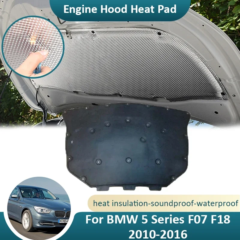 Звукоизоляционная панель для капота двигателя BMW 5 Series F07 F18 520i 528i 2010 ~ 2016 теплоизоляция хлопковая крышка огнестойкий звукоизоляционный интерьер
Звукоизоляционная панель для капота двигателя BMW 5 Series F07 F18 520i 528i 2010 ~ 2016 теплоизоляция хлопковая крышка огнестойкий звукоизоляционный интерьер