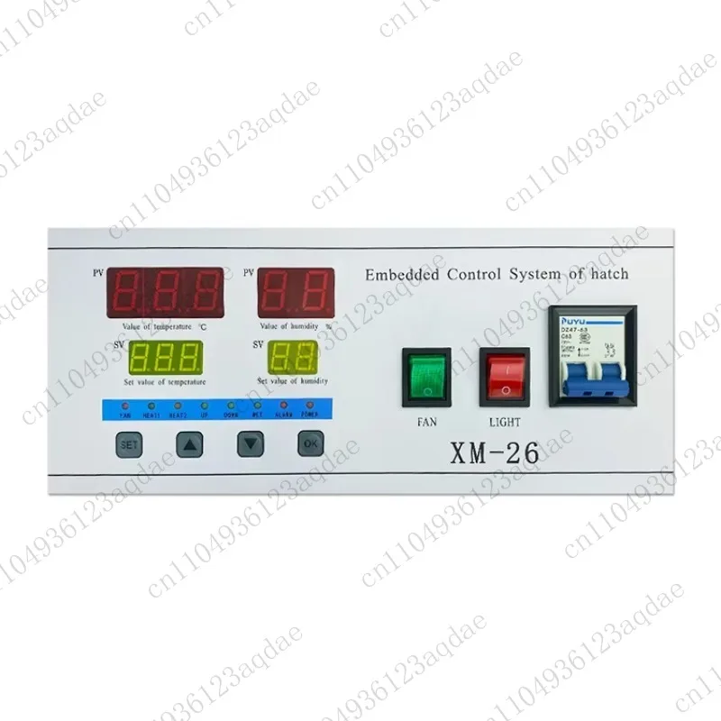 Automatic Temperature and Humidity Controller XM-26 Egg Incubator Accessory AC 160V-240V
Automatic Temperature and Humidity Controller XM-26 Egg Incubator Accessory AC 160V-240V