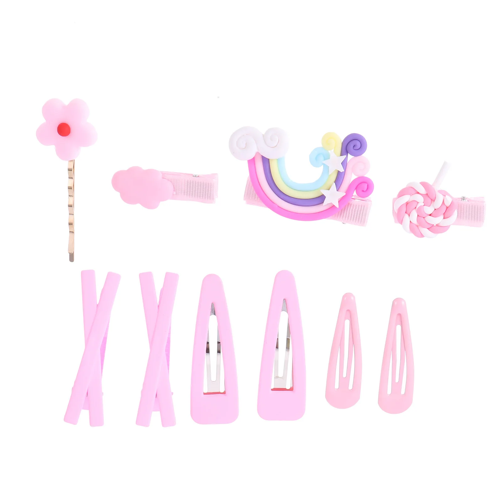 20 Pcs Rainbow Hair Clips Children Barrettes Girls Hairpins Kids Accessories Cartoon Lollipop Cloud Elegant Wedding Banquet
20 Pcs Rainbow Hair Clips Children Barrettes Girls Hairpins Kids Accessories Cartoon Lollipop Cloud Elegant Wedding Banquet