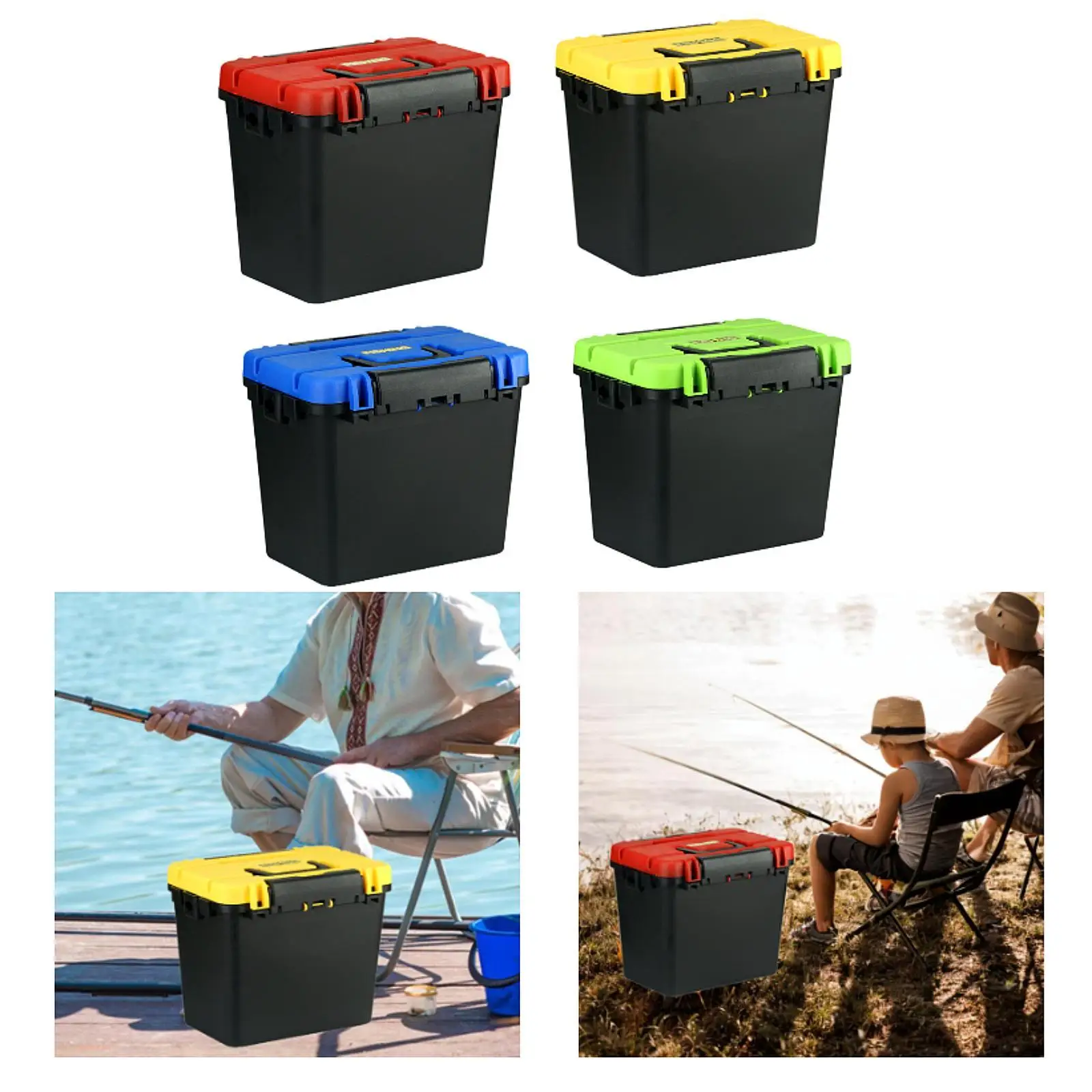 Seat Box for Fishing Fishing Tackle Box with Foldable Handle with Lid Thickened Large Capacity Outdoor Storage Case Container
Seat Box for Fishing Fishing Tackle Box with Foldable Handle with Lid Thickened Large Capacity Outdoor Storage Case Container
