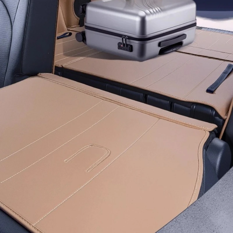 Rear Trunk Mats Leather Full Coverage Anti-scratch Cargo Liner Seat Back Protective Mat For Toyota Highlander 2022 2023 2024
Rear Trunk Mats Leather Full Coverage Anti-scratch Cargo Liner Seat Back Protective Mat For Toyota Highlander 2022 2023 2024