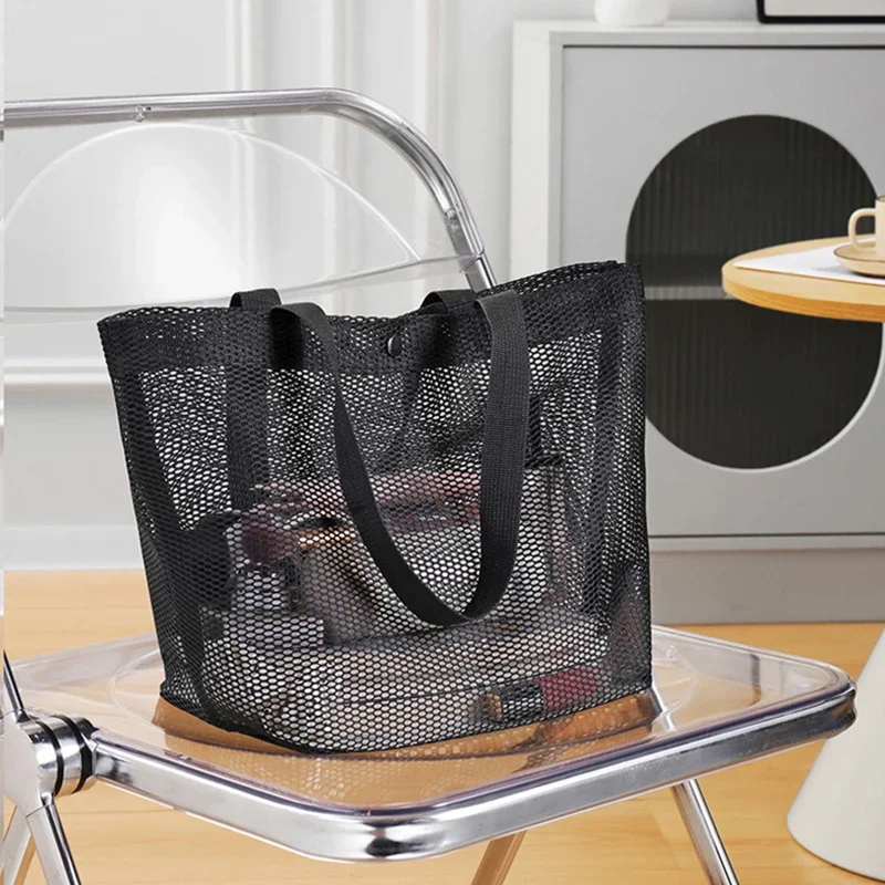 Summer Foldable Portable Tote Bag Honeycomb Mesh Breathable Lightweight Shoulder Bag LargeCapacity Bathroom Storage Shopping Bag
Summer Foldable Portable Tote Bag Honeycomb Mesh Breathable Lightweight Shoulder Bag LargeCapacity Bathroom Storage Shopping Bag
