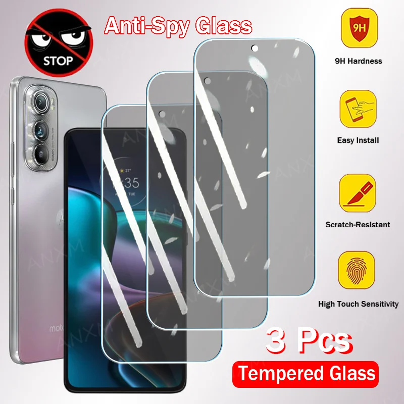 3Pcs Privacy Tempered Glass For Motorola Edge 20 30 Neo Pro Lite Moto G G32 G84 E13 G13 G54 G14 Anti-spy Screen Protector Glass
3Pcs Privacy Tempered Glass For Motorola Edge 20 30 Neo Pro Lite Moto G G32 G84 E13 G13 G54 G14 Anti-spy Screen Protector Glass