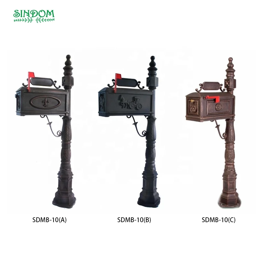 American Mailbox Standing Letter Box HOT SALE Sand Casting Metal Usa Outdoor for Garden Mailbox Cast Aluminum Bronze Mail Box
American Mailbox Standing Letter Box HOT SALE Sand Casting Metal Usa Outdoor for Garden Mailbox Cast Aluminum Bronze Mail Box