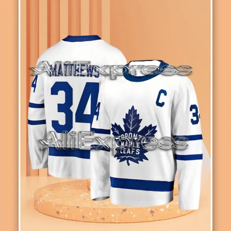2025Toronto Ice Hockey Maple Leaf No. 34 Long Sleeve T-Shirt Kids/Adults Sports Training Jerseys Breathable Casual Short Sleeves
2025Toronto Ice Hockey Maple Leaf No. 34 Long Sleeve T-Shirt Kids/Adults Sports Training Jerseys Breathable Casual Short Sleeves
