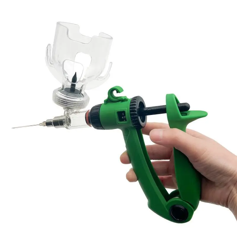 Animal continuous injection vaccine device Animal injection vaccine injector Veterinary injection device Pig injection god
Animal continuous injection vaccine device Animal injection vaccine injector Veterinary injection device Pig injection god