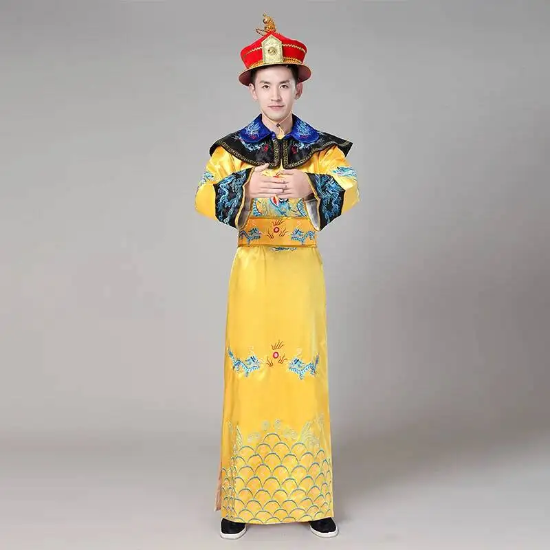 Ancient Hanfu Of Qing Dynasty Emperor Cosplay Costume Dragon Robe Manchu Emperor's Performance Attire Chinese Palace Performance
Ancient Hanfu Of Qing Dynasty Emperor Cosplay Costume Dragon Robe Manchu Emperor's Performance Attire Chinese Palace Performance