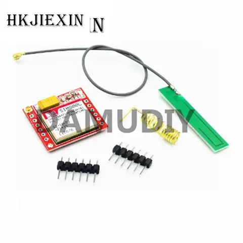 JX 1-10pcs/Smallest SIM800L GPRS GSM Module Kit MicroSIM Card Core BOard Quad-band TTL Serial Port with the antenna